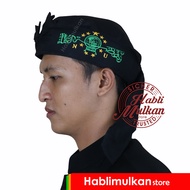 Iket Blangkon Cirebon Sunda Jawa Bordir NU Nahdlatul Ulama Putih HM-77 Totopong-Udeng-Bendo-Peci