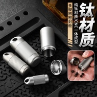 New Straight Line Model Titanium Alloy Waterproof Storage for Camping edc Tools EDC Tools Outdoor Wa