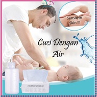 Baby Nappy Rash Cotton Tissue Wet Dry Squeeze Bottle Barang Keperluan Baby Ruam