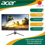 ACER AOPEN 24KG3YX1 23.8" FHD 180Hz IPS Gaming Monitor