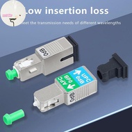 XOITR 1Pc APC Male To UPC Female Optical Fiber Adapter 0dB Attenuator 1200NM 1600NM Mutual Conversio