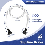 Zipline Spring Brake 165cm Stainless Steel Zip Line Spring Brake Heavy Duty Zipline Brake Speed Redu