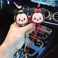 YG 3 in 1 Car charger cable with cute Mickey Minnie motif (iphone, typeC, and regular one) Car CHARG