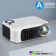 A2000 Portable Projector LED Home Theater Projector Mini Cinema Smart TV Beamer Support 1080P Full H