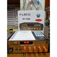 Power Amplifier Fleco BT-198A -198E Amplifier Karaoke Bluetooth Mp3 player + FM Radio - 198A