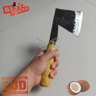 Promo Kampak Kapak Kelapa Asli Baja Tajam Kokoh