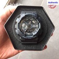 Original Baby G GA-110 Men's Analog Digital Waterproof Shock-proof Fashion Sport Dual Display Watch Resin Strap Watches for Mens Black