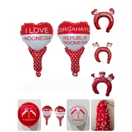MERAH Indonesian Independence Day Equipment August 17 Accessory/ August 17 Balloon/ Indonesian Indep