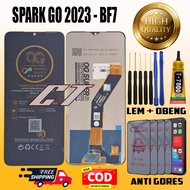 LAYAR LCD TOUCHSCREEN TECNO SPARK GO 2023-BF7 TOUCH SCREEN ORIGINALOriginal ALL BRANDS FULLSET