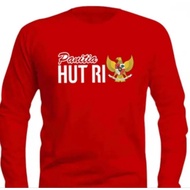 KATUN 28S COTTON T-SHIRT long-sleeved t-shirt / t-shirt 17 August 17th anniversary 80th /1945 Indone