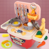 Children's Toy Girl3to6Year-old toy boy mini kitchen can cook1-4Baby Supplies