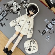 Azone Baby Clothes Soft Cute Black White Hooded Jacket Stockings