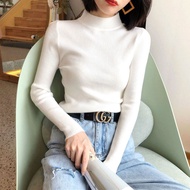 RULINWOODS 7สี เสื้อ MODE Korea เสื้อด้านในของผู้หญิงเสื้อคอสูง