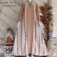 Novita Dress Gamis Muslim Wanita Kekinian Model Sabyan Terbaru | Novita Maxy