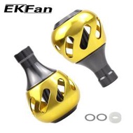 EKfan 適用於禧玛诺 Shimano 达亿瓦 daiwa 用於800-3000 鋁合金釣魚線輪手柄旋鈕旋轉魚線輪釣具