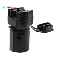 Trailer Light Adapter 7-Pin Round to 4-Pin 5-Pin Flat Trailer Plug Trailer Power Connector for RV Bo