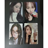 WTS PC PHOTOCARD OFFICIAL AESPA KARINA GISELLE TAKE ALL