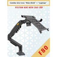 Combo [F80 + Fp2] - Laptop Arm - Laptop Arm, Fp2 Laptop mount - REMOVABLE CLIP VERSION