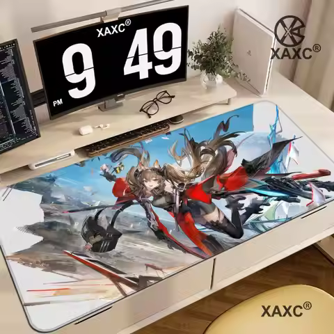 Arknights Endfield Gilberta Game Mouse Pad Non-slip Rubber Gamer Balance Computer Mat Decoracion Des