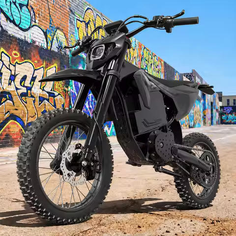 QRONGE X1 Spark L Electric Dirt Bike, 4500W Peak Electric Bicycle, 60V 28.8Ah Up to 50MPH & 60 Miles