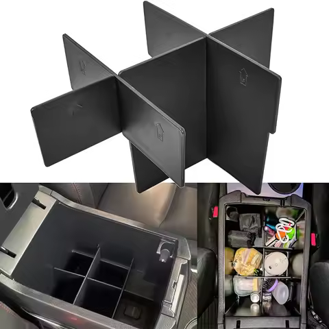 Center Console Organizer Insert Dividers For Toyota 4Runner 2010-2020 2021 2022 2023 5th Gen Armrest