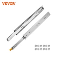 VEVOR 24"; - 36"; Stainless Steel Drawer Slides Slides Soft Close Track Rail Sliding 3-Section Cabin