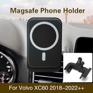 [Op008] Magsafe ที่วางโทรศัพท์ในรถ XC90 XC40 XC60วอลโว่S60 V60 S90ขาตั้ง GPS ชาร์จไร้สายรองรับเซลล์อ