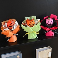 Halloween Pumpkin Mini Bouquet Children's Spooky Face Mini Bouquet Party Decoration Prop