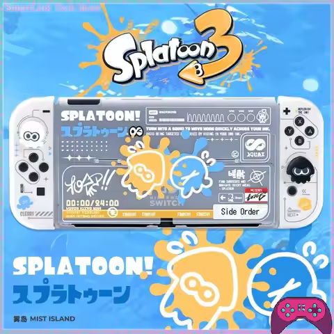 Splatoon 3 Protective Case PC Material Case for Nintendo Switch OLED Gifts