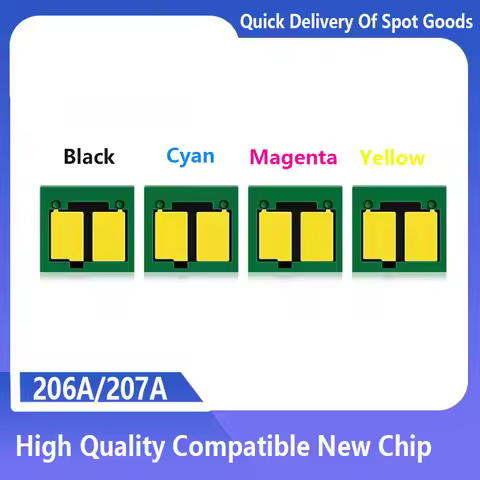 206A 207A chip Compatible For HP 207a Toner Cartridge chip M282nw M283fdn M283fdw M283cdw M255dw M25