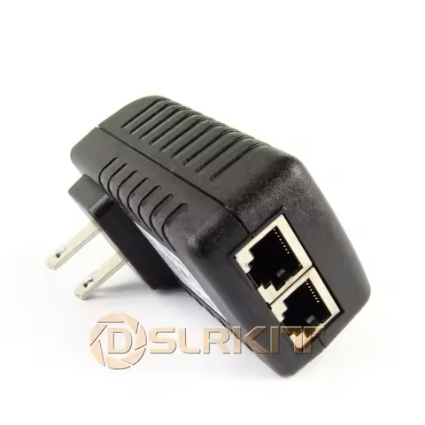 Gigabit 48V PoE Injector Adapter Power Over Ethernet 802.3at AF UBNT AP 1000Mbps