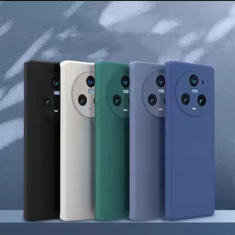 For Honor Magic 5 Pro Case Honor Magic 5 Pro Cover Funda Coque Soft Original Liquid Silicone Phone B