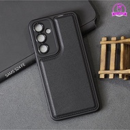Samsung S24 FE Case Leather Black SoftCase Samsung S24 FE