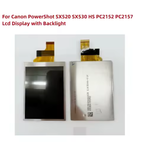 Alideao-New LCD Display Screen For Canon PowerShot SX520 SX530 HS PC2152 PC2157 Digital Camera Repai