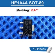 10pcs HE1A4A HE1A4A-D-T2 SOT-89 Marking GA SOT89 SMD Transistor new original