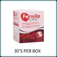 Ferrolip FORTE Iron Supplement 30 Sachets For Anemia High absorption Tonifying blood and iron
