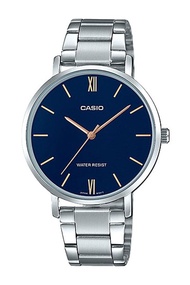 Casio Standard นาฬิกาข้อมือผู้หญิง สายสแตนเลส รุ่น LTP-VT01D,LTP-VT01D-2B,LTP-VT01D-2BUDF - สีเงิน
