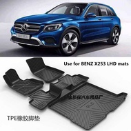 Use for BENZ carpet custom All-Weather Fit For X253 GLC250 GLC300 waterproof car floor trunk mats