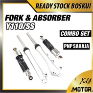 🔥COMBO SET🔥 Y110 SS Y110 SS2 SS TWO FRONT FORK & ABSORBER HEAVY DUTY