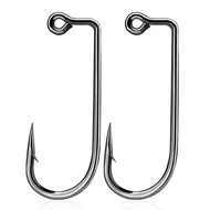 90-Degree Jig Hooks Fishing 100Pcs Round Bend Jig Hooks Saltwater Fishing Aberdeen Jig Hooks about T