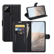 Litchi Leather Phone Case For Google Pixel 6 PRO 6A 4A 5A Wallet With Card Slot Holder Flip Case Cover