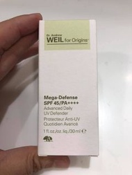 (現貨 30ml) ~Origins 抗逆健膚升級防曬霜 SPF45+ ~到期日: 2021年08月