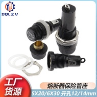 FUSE Black FUSE Holder 5 * 20 FUSE Holder 6X30 High Temperature Resistant Bakelite FUSE Holder FUSE