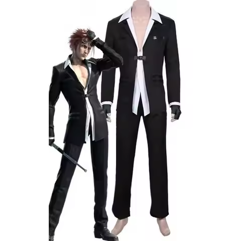Final Fantasy Remake Reno Cosplay Costume Set In Stock for Halloween and Christmas