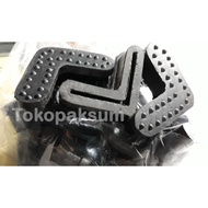SIKU Rubber Elbow Feet 35x35 cm Rubber Iron Rack Elbow L 3.5x3.5 cm Rubber Feet Iron Rack Rubber Bas