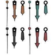 QX Black Blue Red Green Orange Watch Hands Luminous Fit NH35 NH36 7S26 7S36 4R35 4R36 Movement