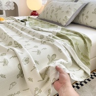 Summer Cooling Blanket Quilt Jacquard Quilt Queen Size Bed Blanket Antibacterial Blanket Washable Ai