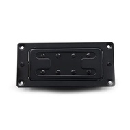 WKMini Style Two Line 8 Hole Electric Bass Humbucker Pickup Neck/Bridge Pickup Black