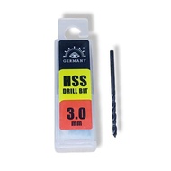 MATA 10 PCS HSS DRILL BIT 3MM HSS IRON DRILL BIT/