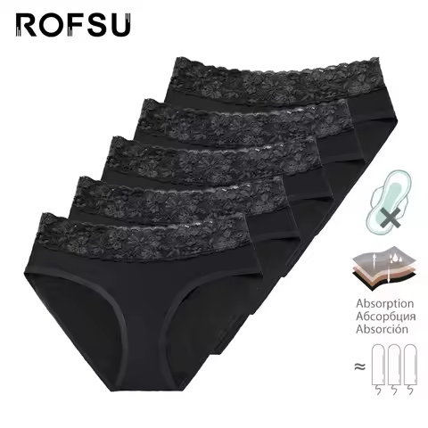 3-5-7-10 Pcs Wholesale Lots Menstrual Panties Postpartum Underwear Women Period Leakproof 4-Layers P